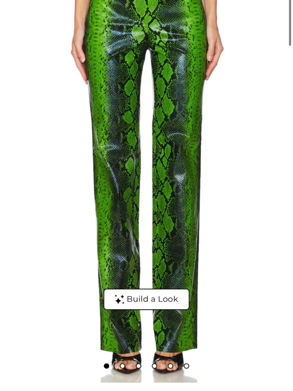 Killa Trousers in Green Python